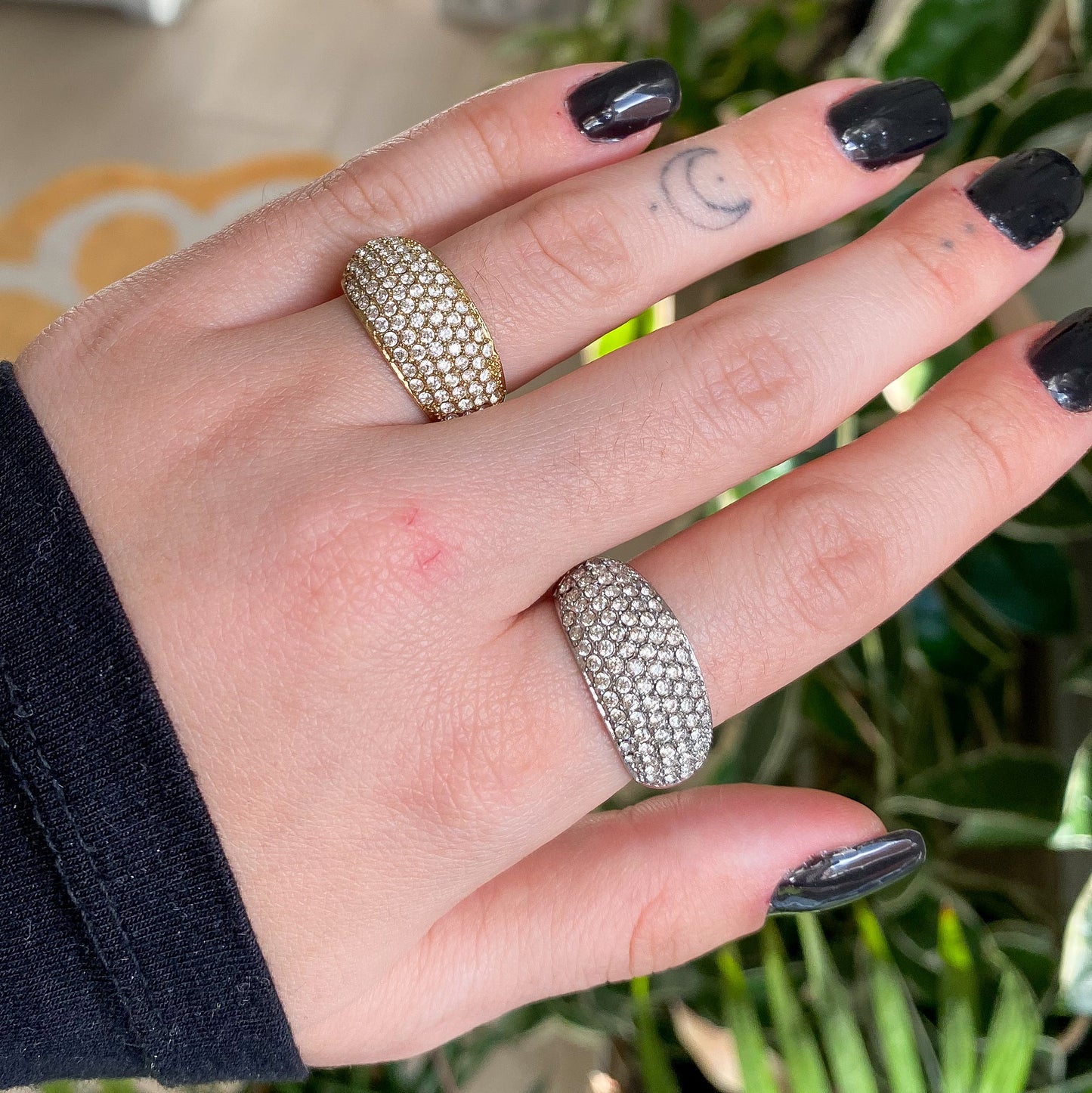 Anello Maxi Fede Strass