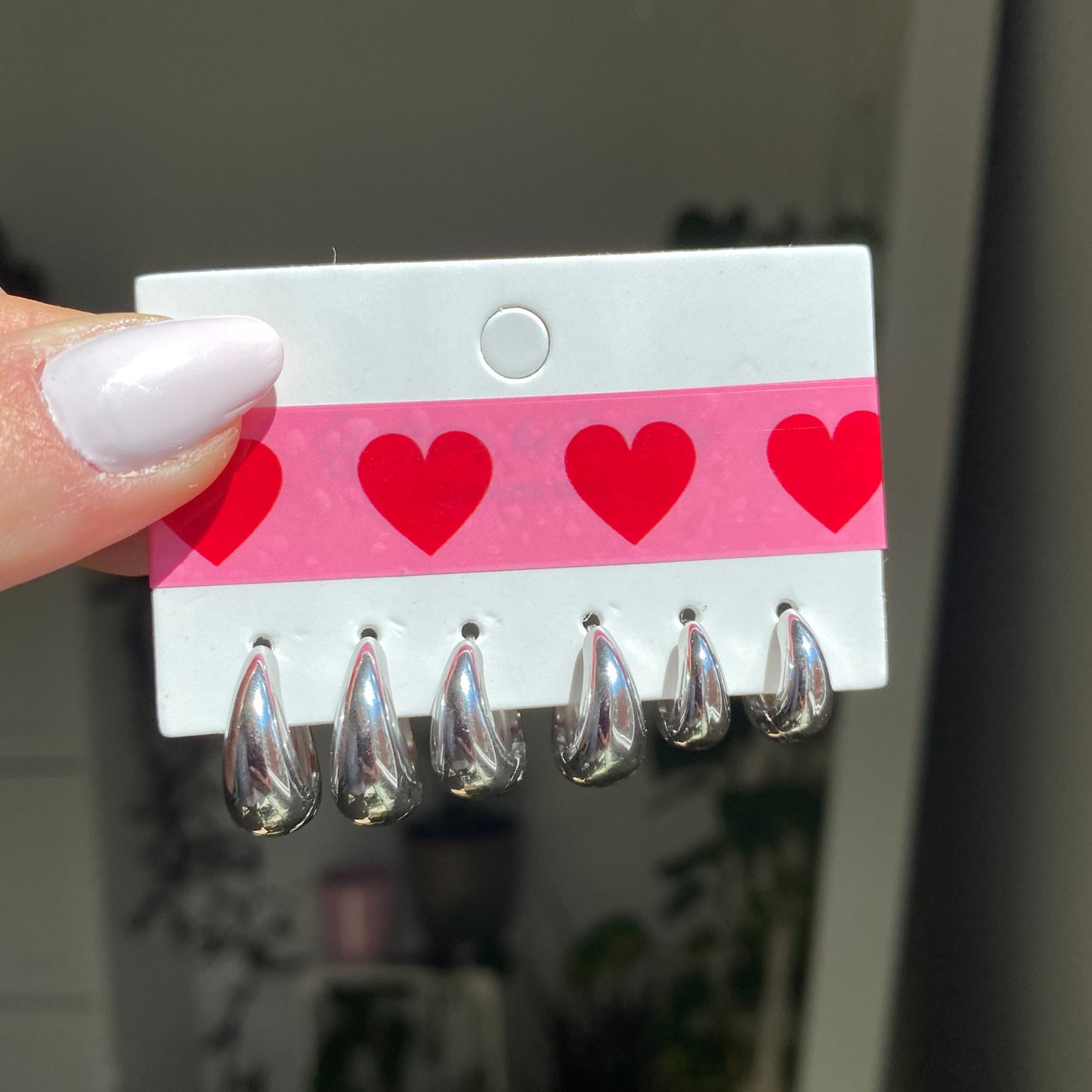 Set 3 paia di Orecchini Cerchio