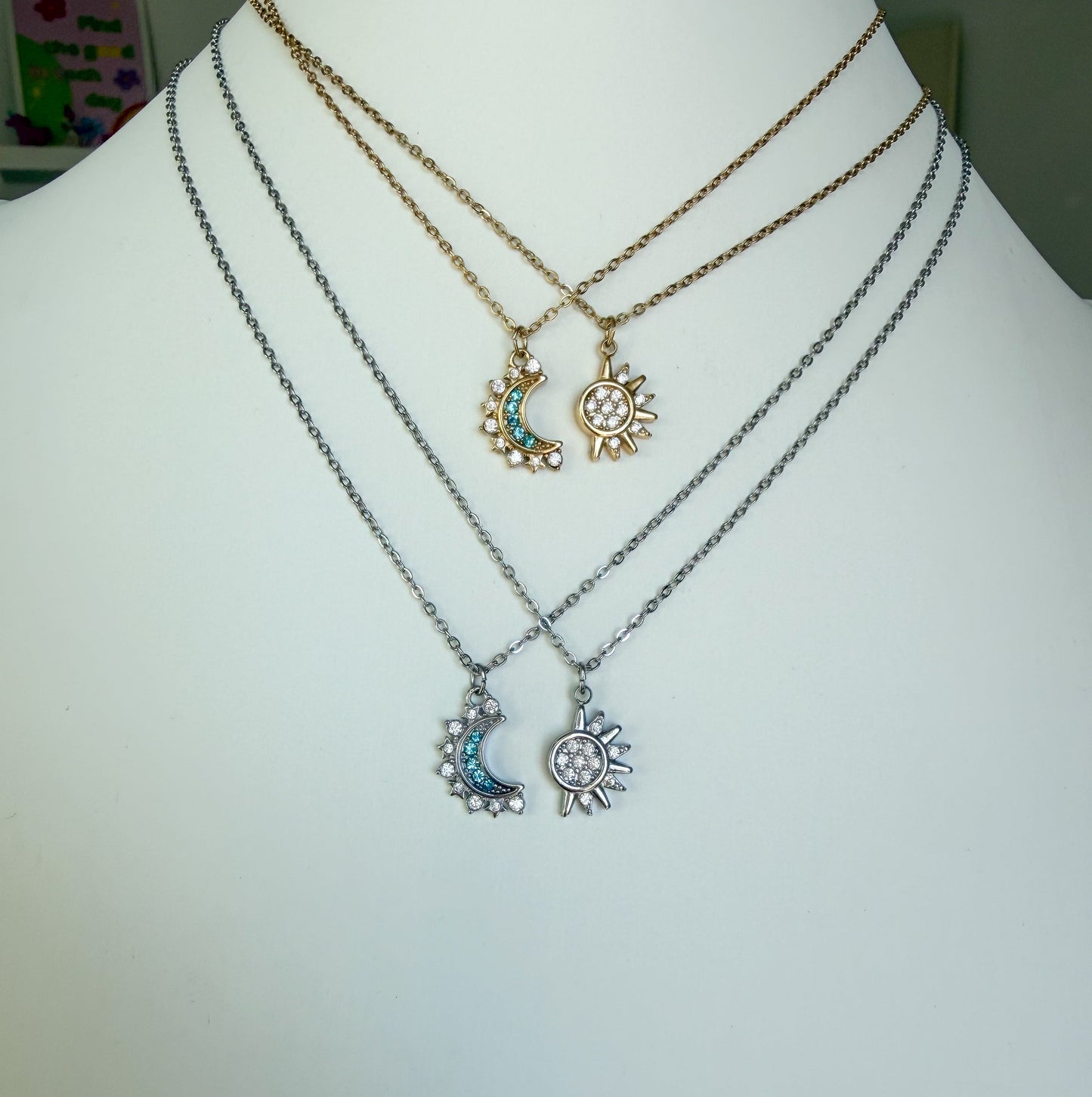 Collana Sole e Luna
