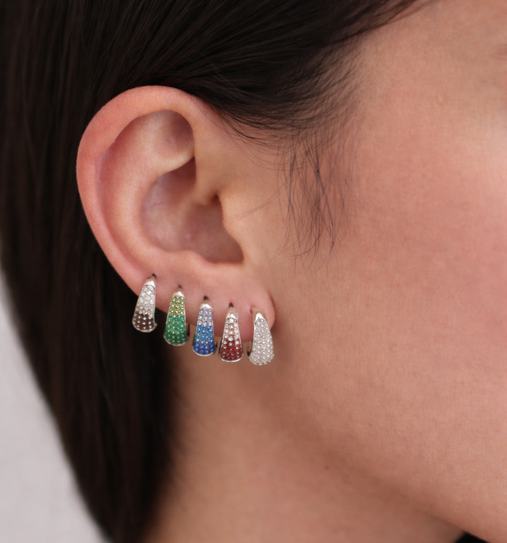 Set Orecchini Goccia Multicolor