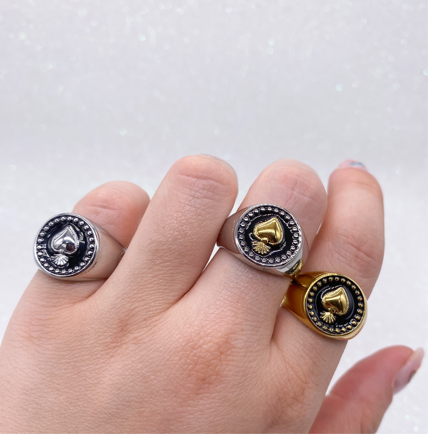 Anello Chevalier Cuore Sacro