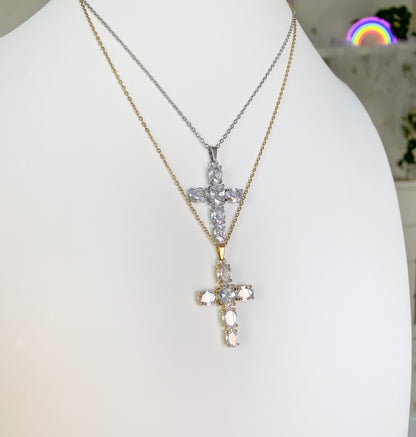 Collana Holographic Cross