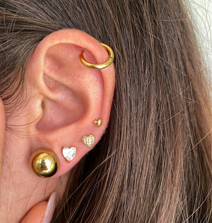 Set Mini Orecchini Cuore