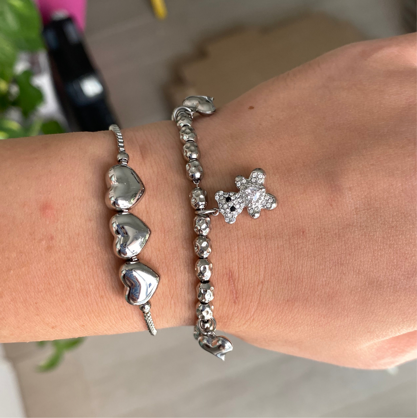 Bracciale Cuori Chubby