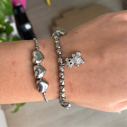 Bracciale Cuori Chubby
