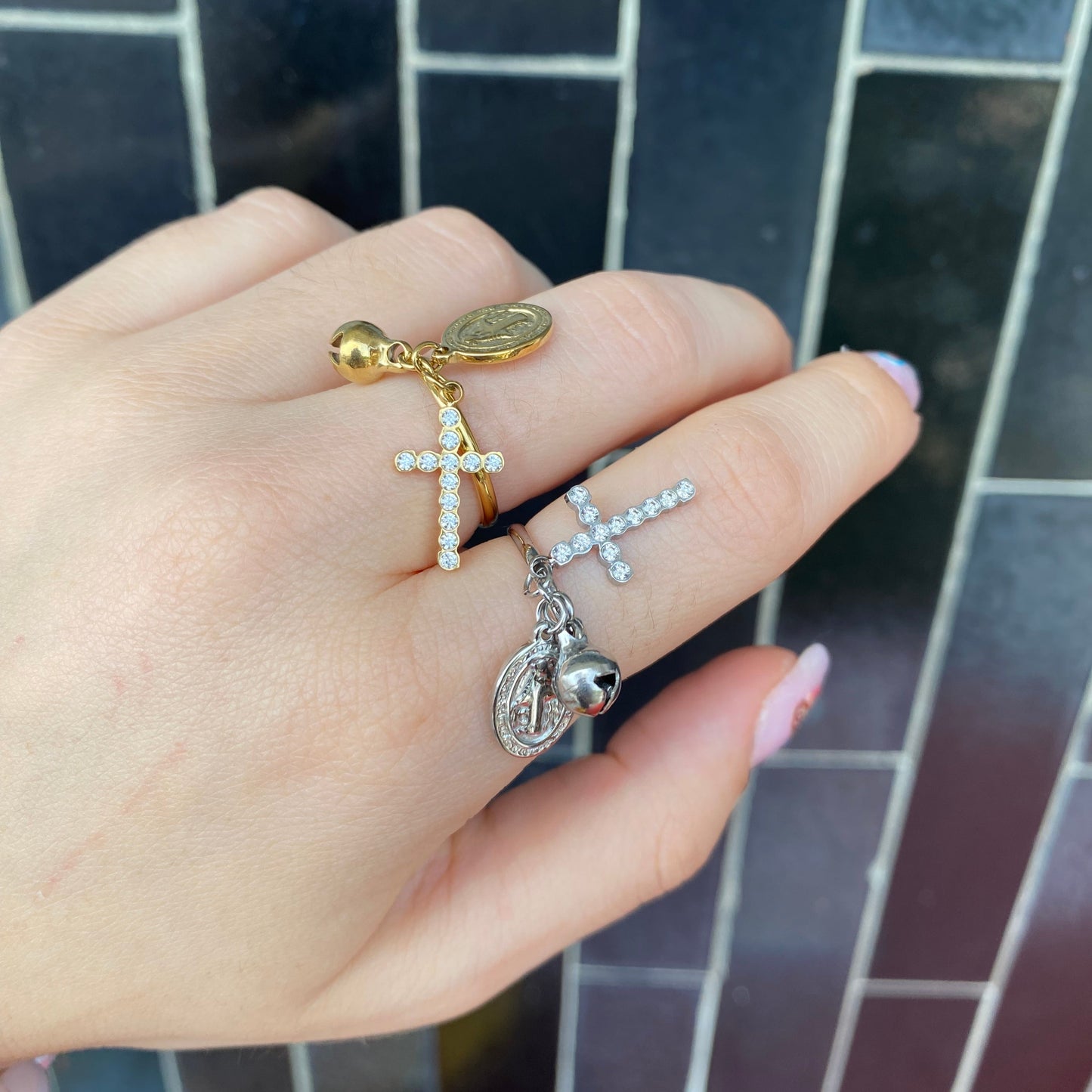 Anello Croce e Sonaglio