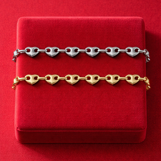 Bracciale Catena di Cuori