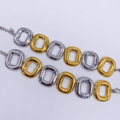 Bracciale Cube Bicolor