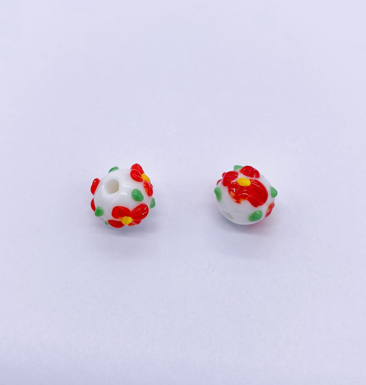 Ciondoli Fiori Rossi