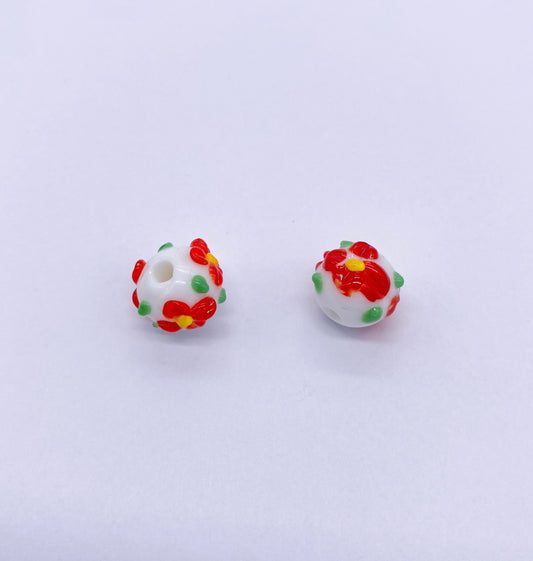 Ciondoli Fiori Rossi