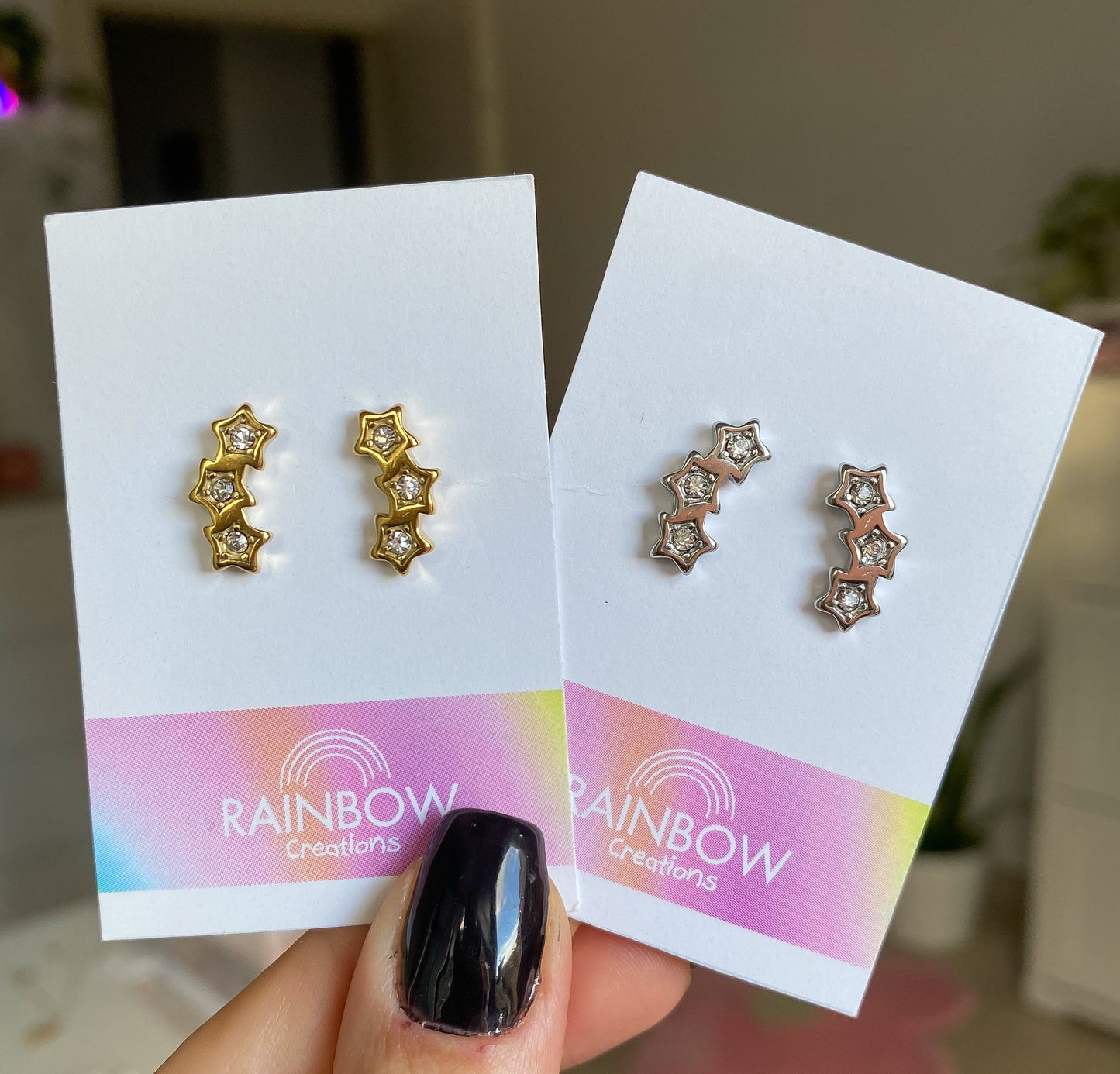 Orecchini Tre Stelle