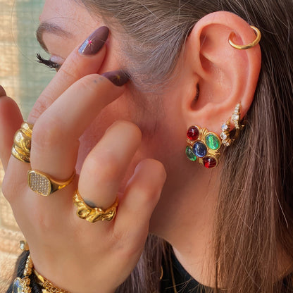 Anello Chevalier Quadrato