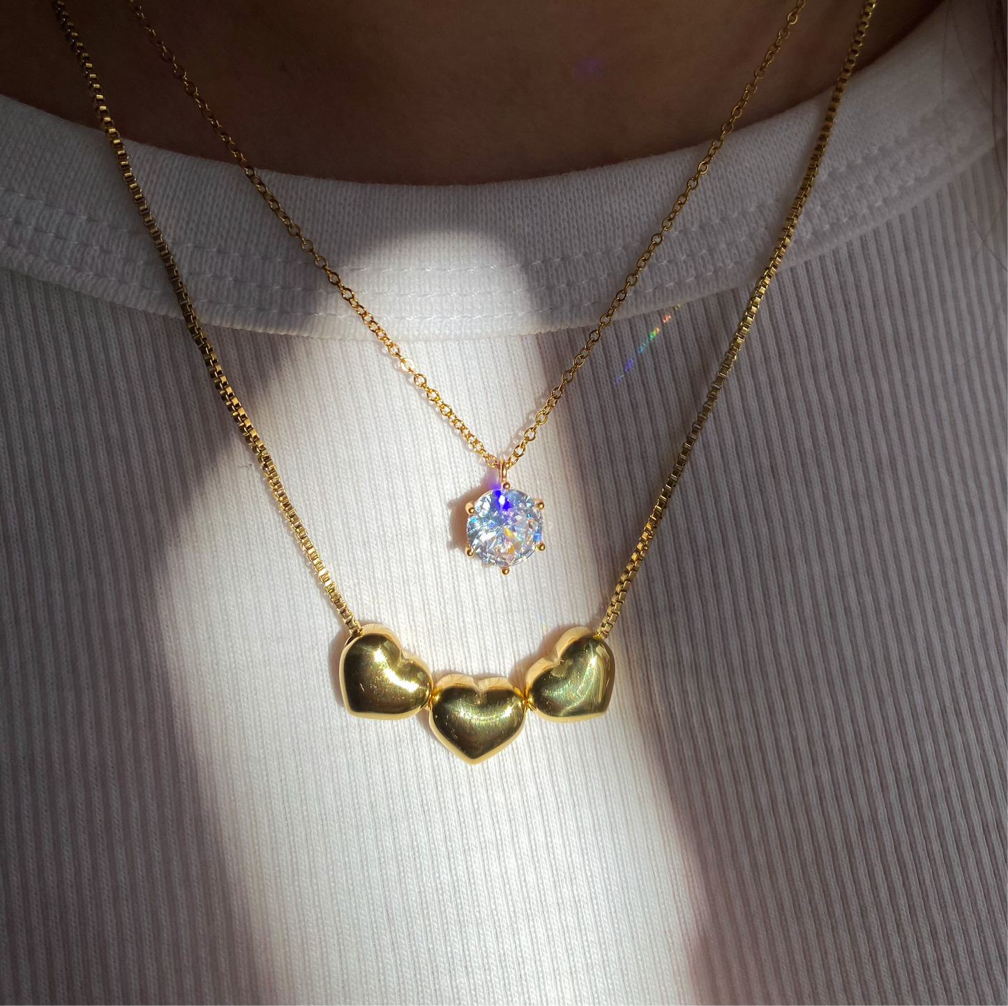 Collana Cuori Chubby