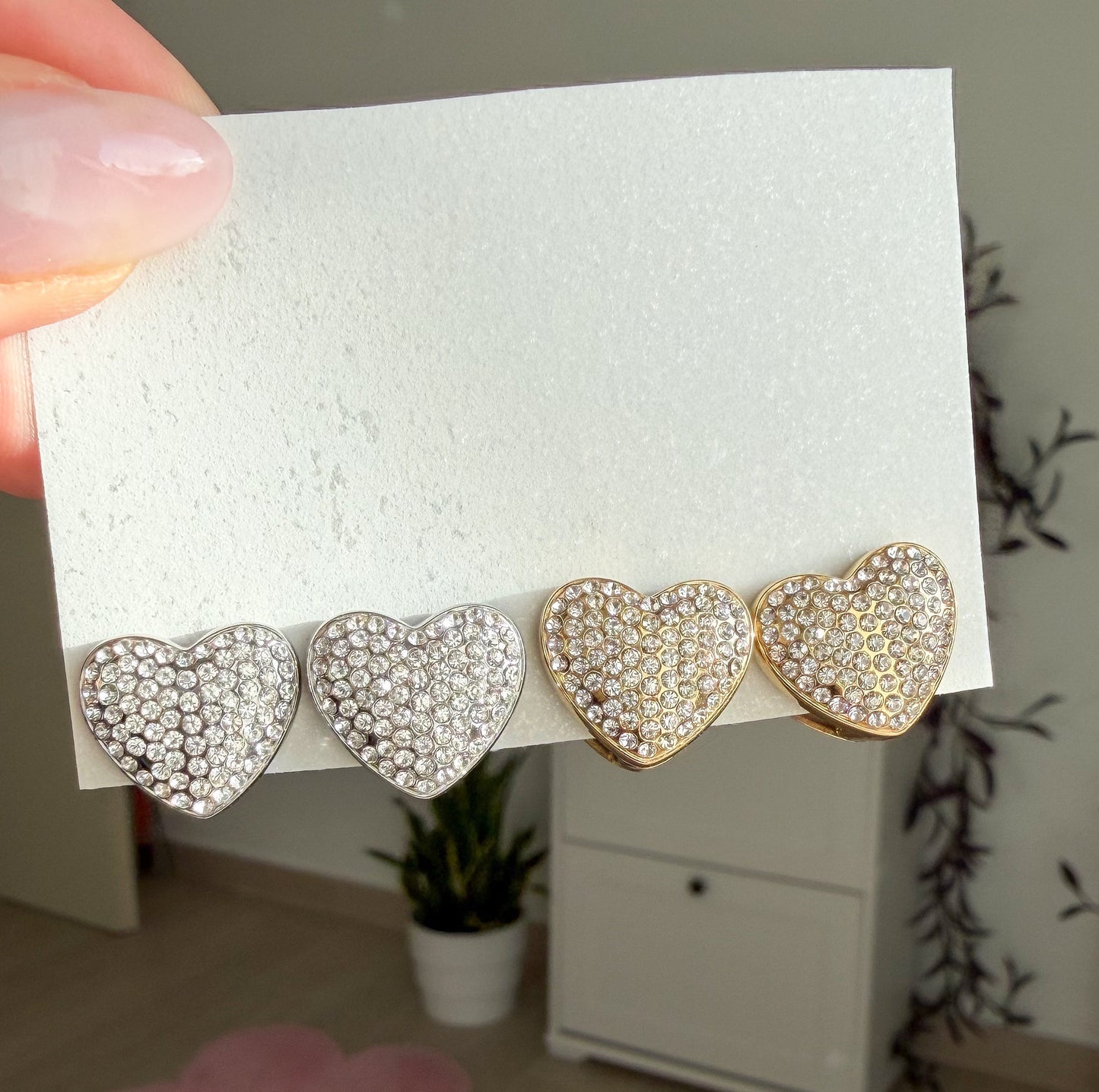 Orecchini Clip Cuore