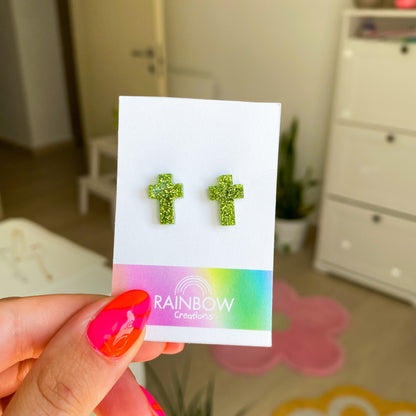 Orecchini Green Cross
