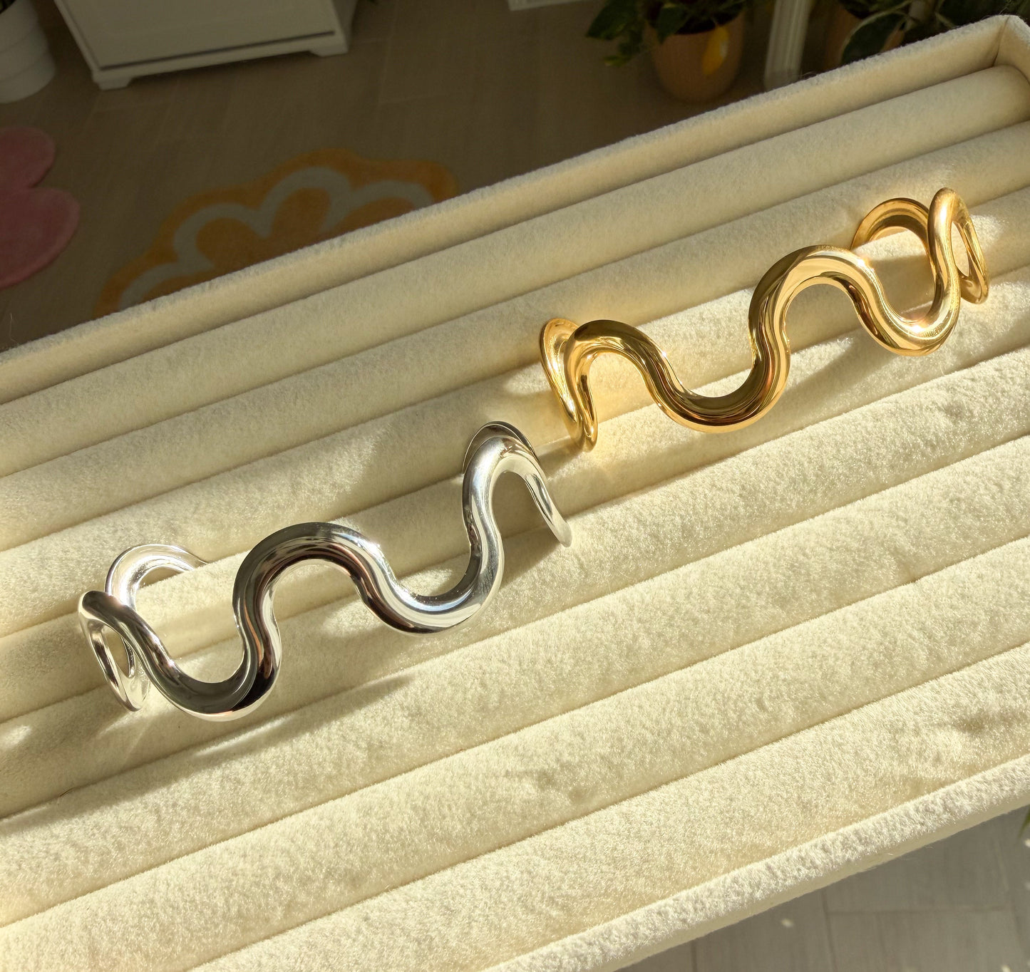 Bracciale Rigido Onda