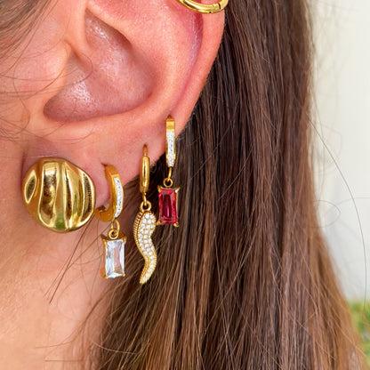 Set Orecchini Baguette Color