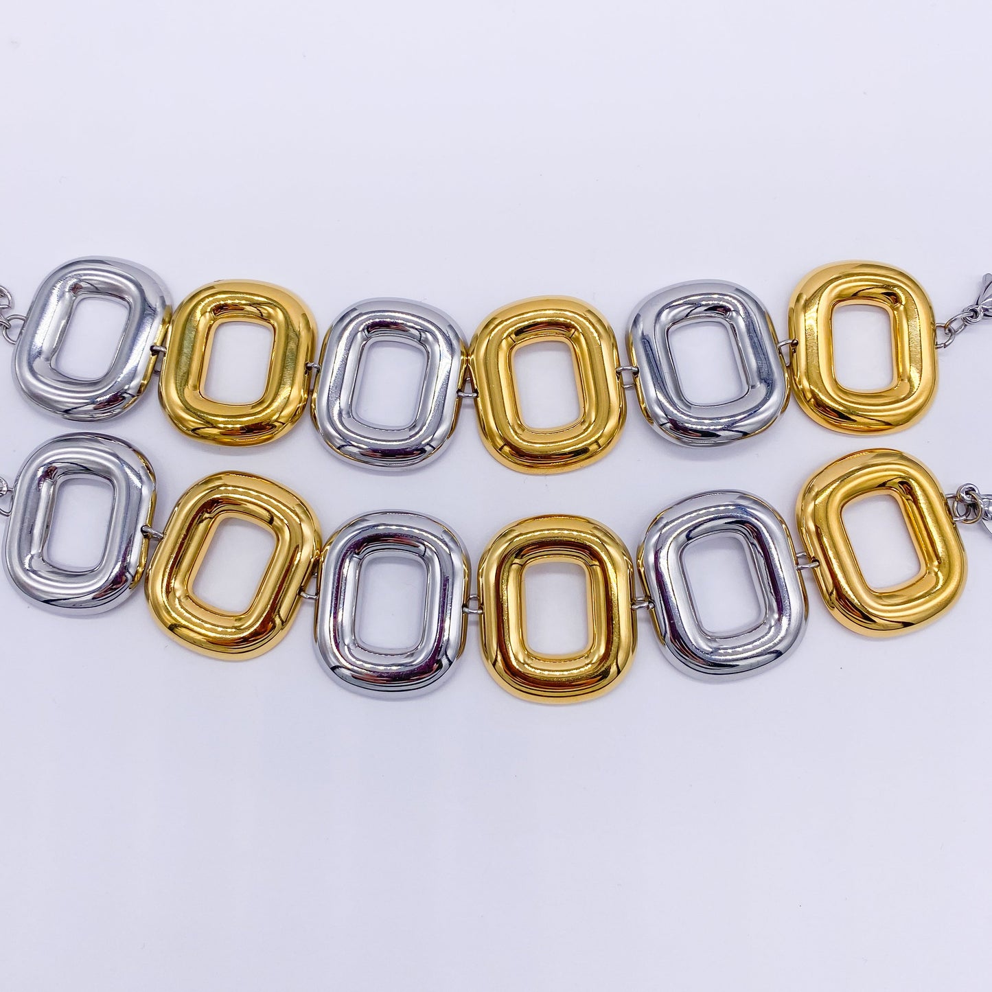 Bracciale Cube Bicolor