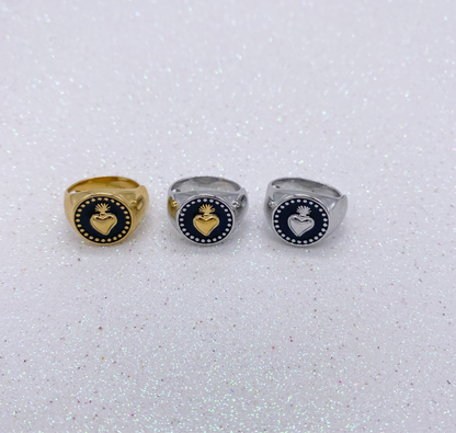 Anello Chevalier Cuore Sacro