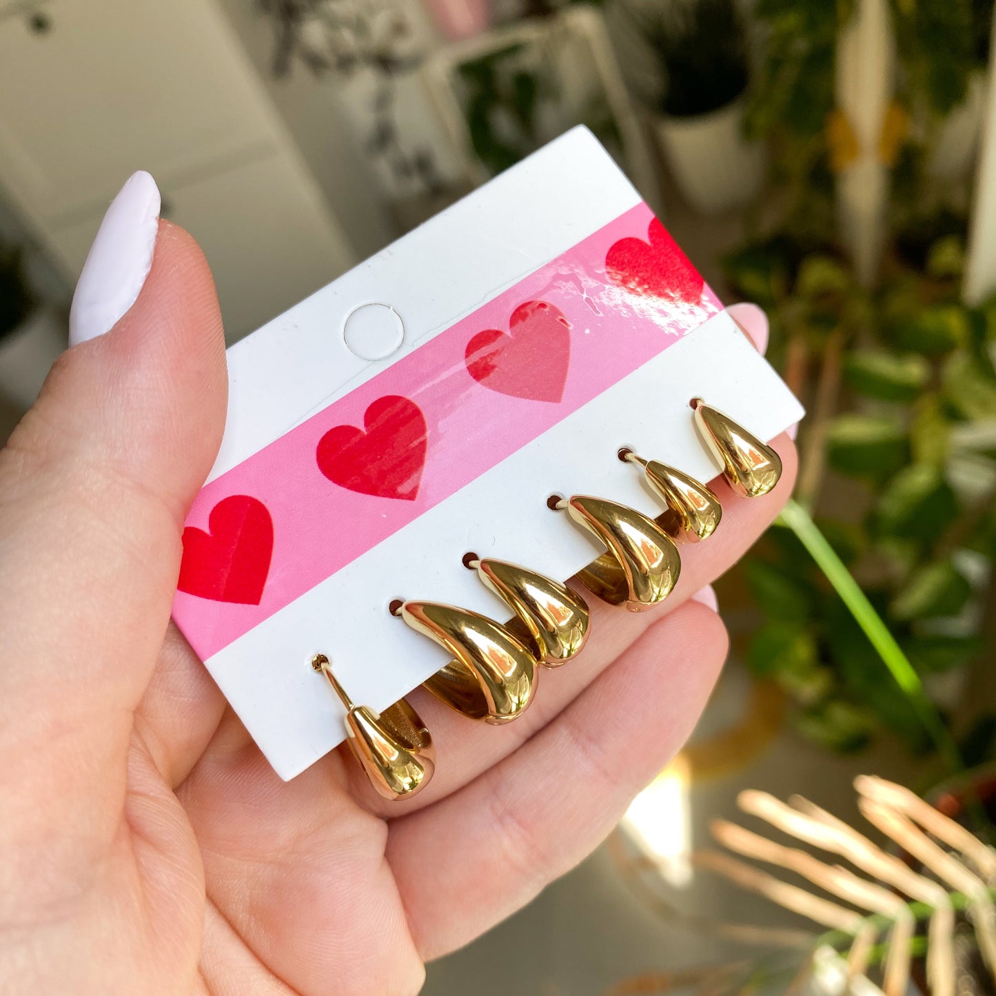 Set 3 paia di Orecchini Cerchio