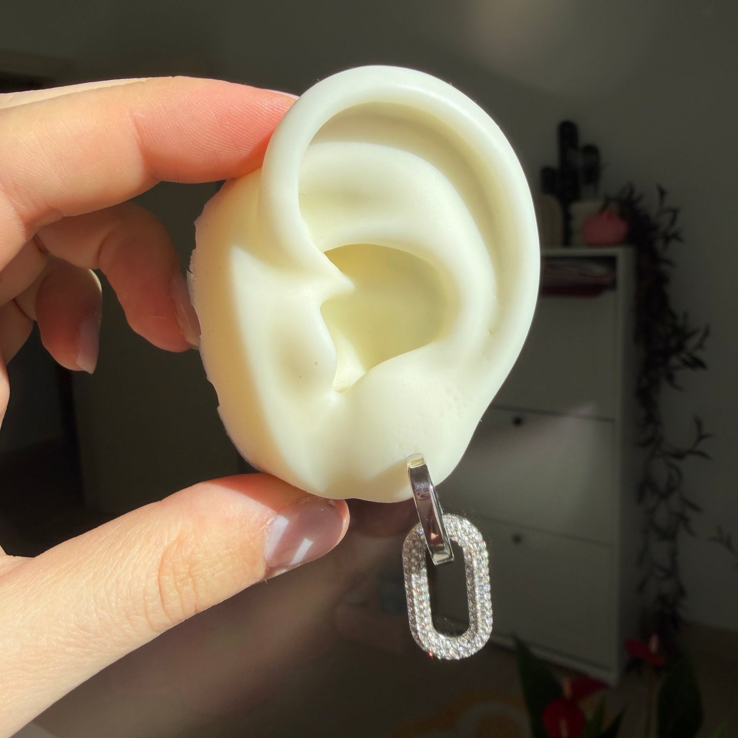 Orecchini Oval Sparkling