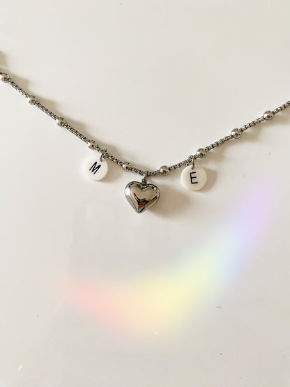 Ciondolo Cuore Bombato