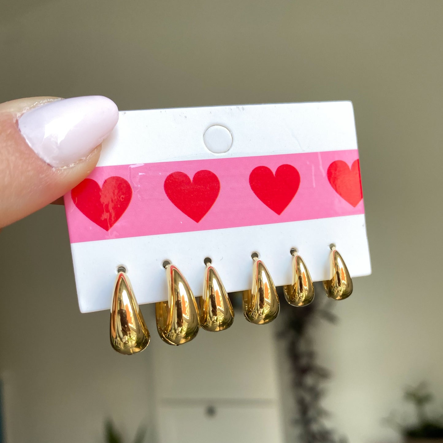 Set 3 paia di Orecchini Cerchio