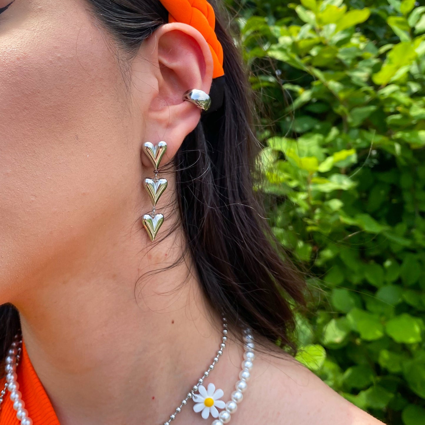 Orecchini Tris di Cuori