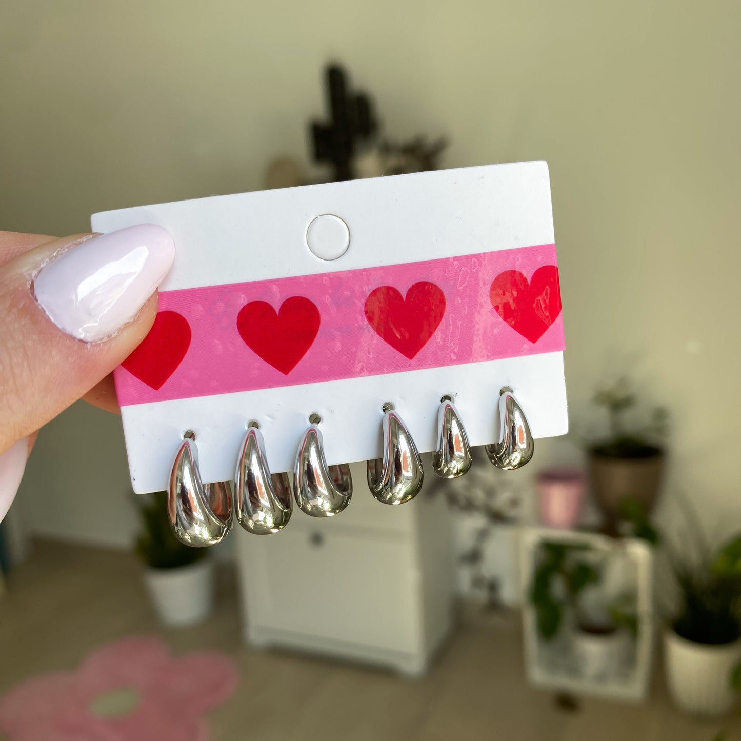 Set 3 paia di Orecchini Cerchio