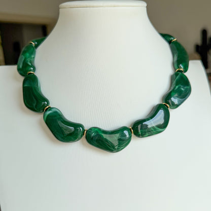 Collana Green Stone