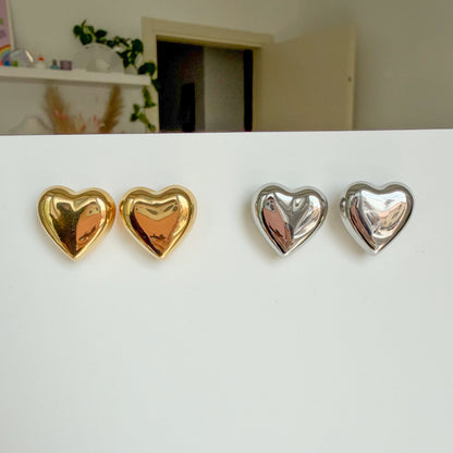 Orecchini Cuore Chubby