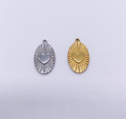 Ciondolo Medaglietta Cuore