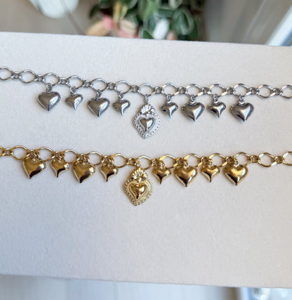 Bracciale Sacro Cuore Sonagli