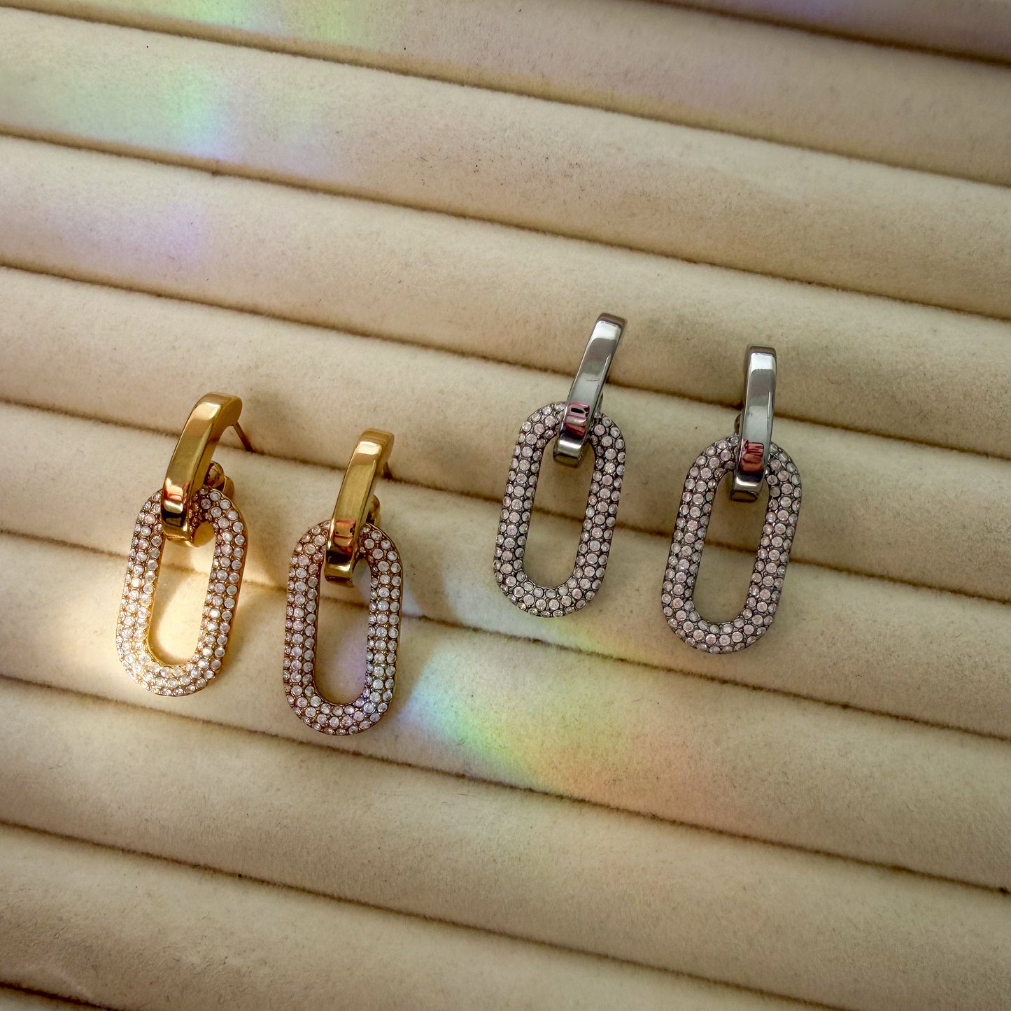 Orecchini Oval Sparkling