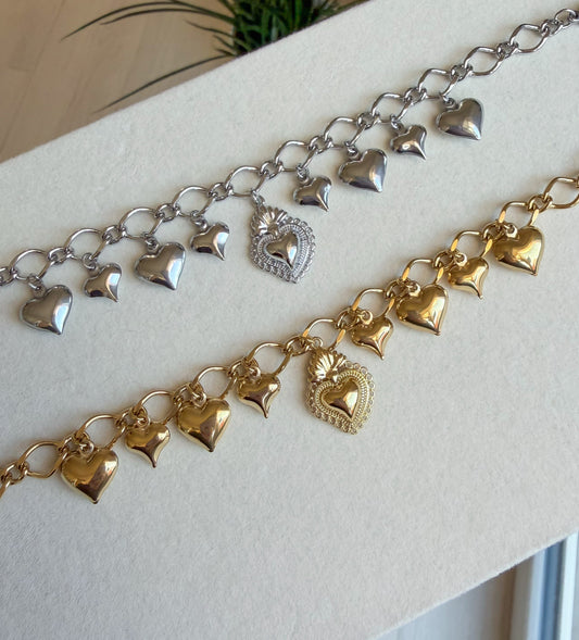 Bracciale Sacro Cuore Sonagli