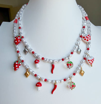 Collana Candy Bloom Red