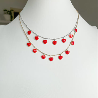 Collana Cuoricini