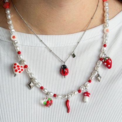Collana Candy Bloom Red