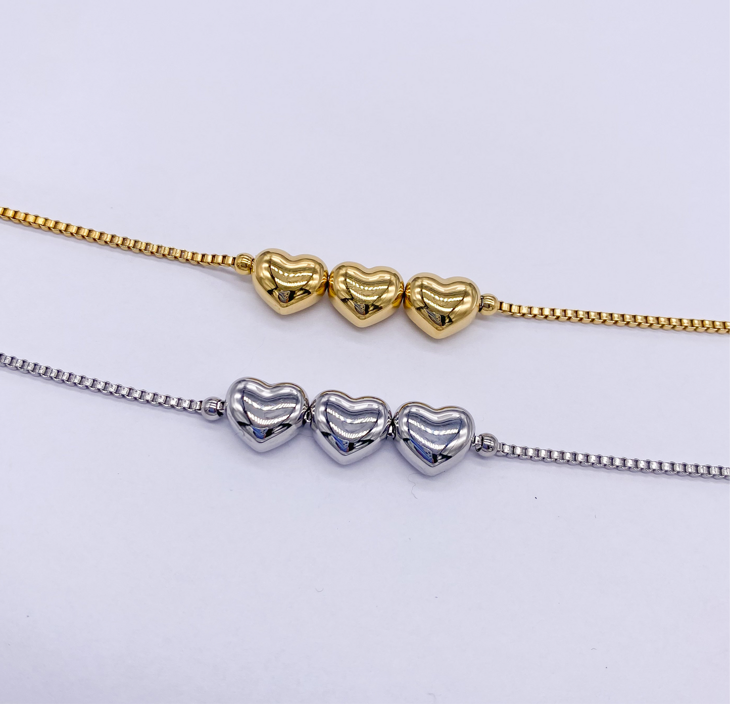 Bracciale Cuori Chubby