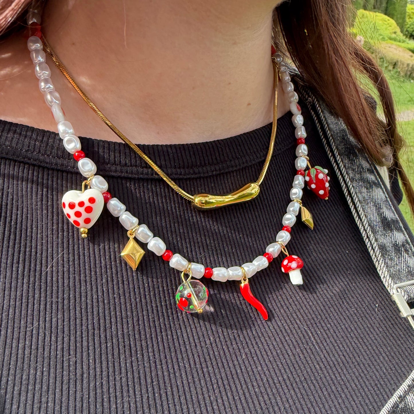Collana Candy Bloom Red