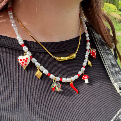 Collana Candy Bloom Red