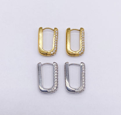 Orecchini Long Strass