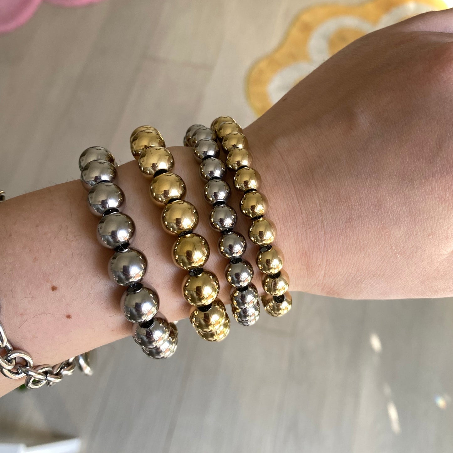 Bracciale Sonaglio Cuore 7mm