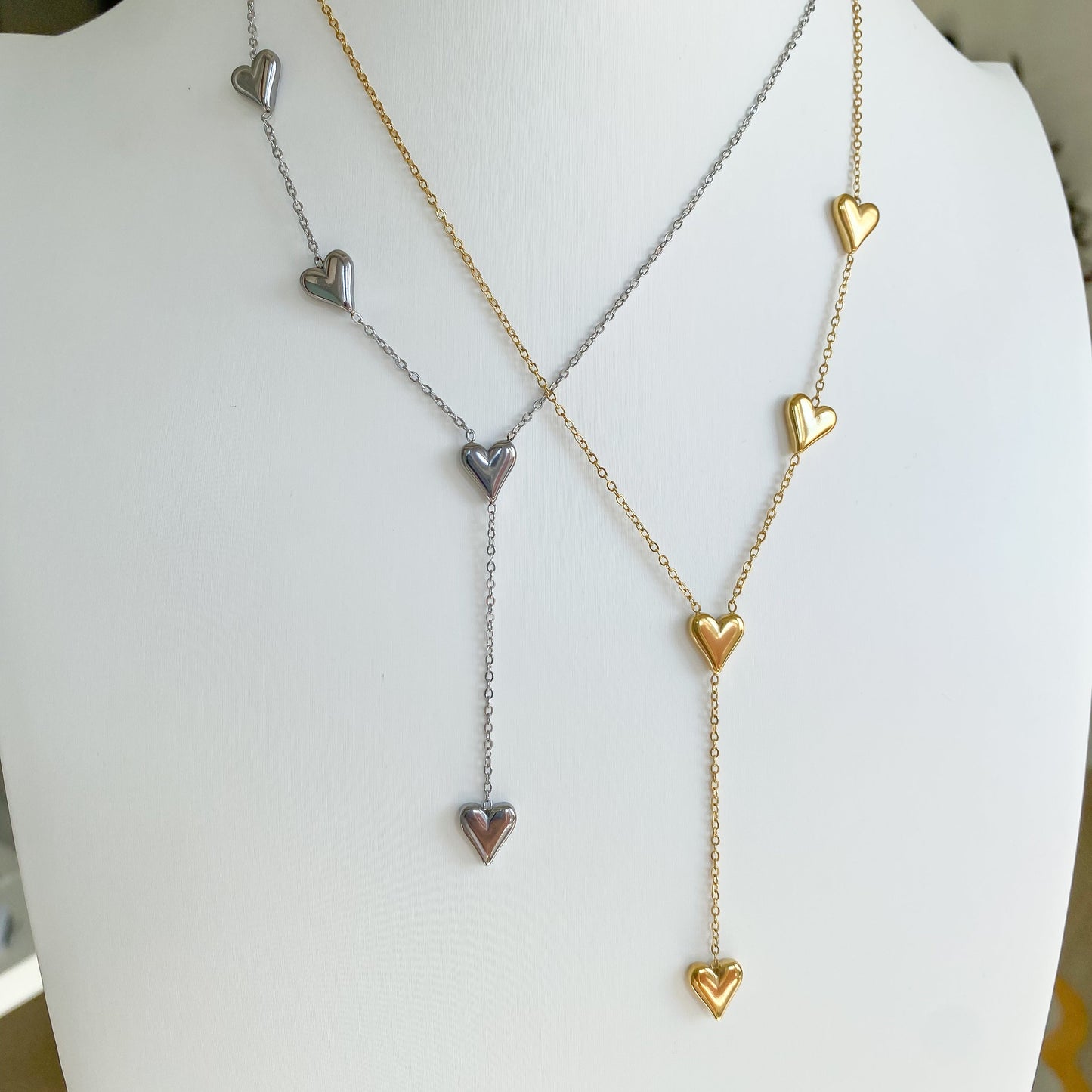 Collana Cascata di Cuori