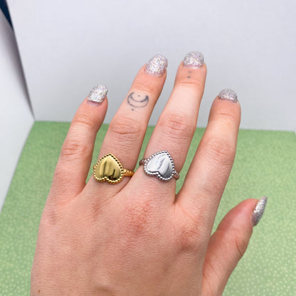 Anello Cuore Vintage