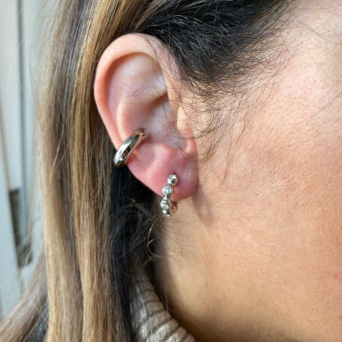 Orecchini Mini Bubble Zirconi