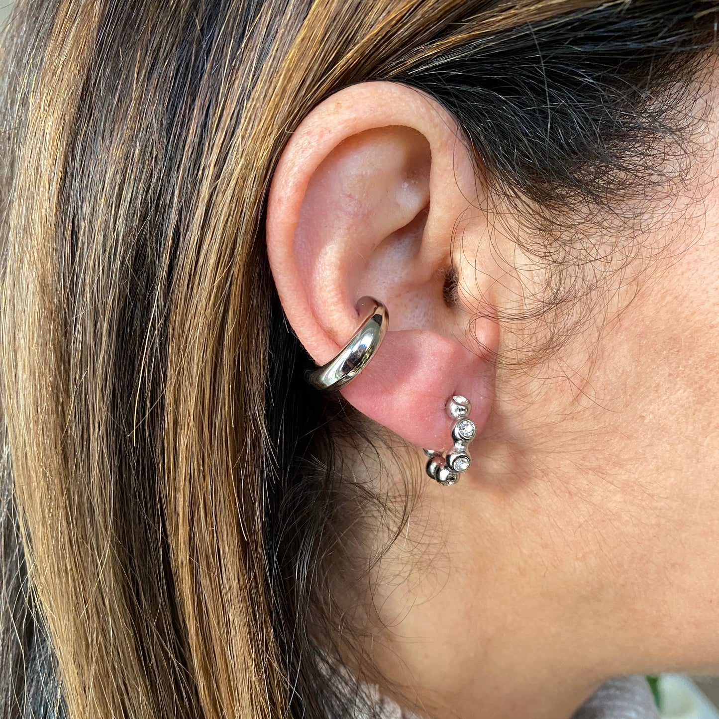 Orecchini Mini Bubble Zirconi